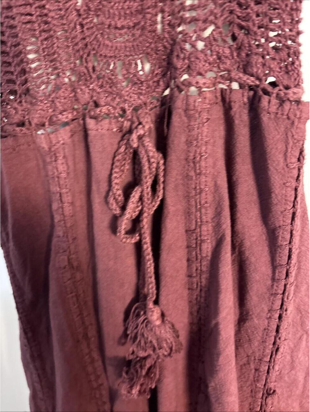 Freya Crochet One Piece Free People sold out Revolve New with tags Medium Brown - Picture 9 of 13
